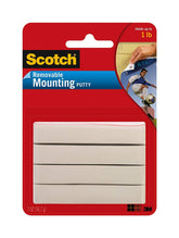 Scotch Mounting Putty LJ8XP, Removable, 2 oz, White, 2-Pack